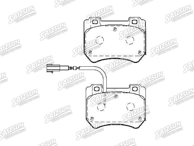刹车片 Brake Pad Set:77365202