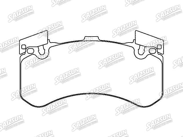 刹车片 Brake Pad Set:4H0 698 151 F