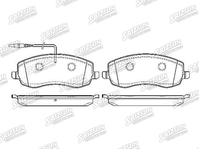 刹车片 Brake Pad Set:4254.95