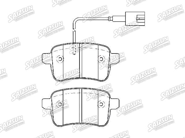 刹车片 Brake Pad Set:77365357