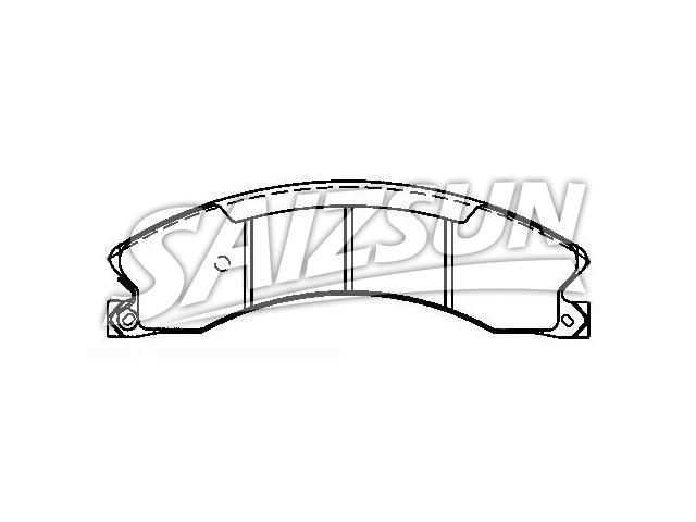 刹车片 Brake Pad Set:D1060-1PA0A
