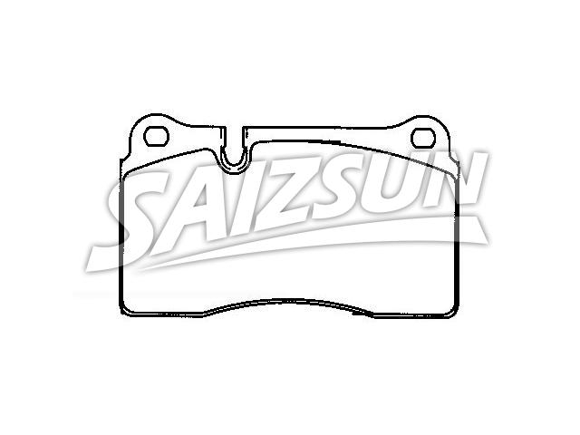 刹车片 Brake Pad Set:8J0 698 151 H