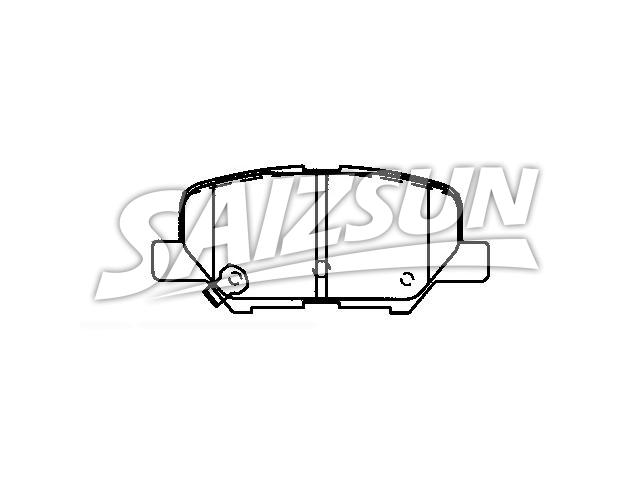 刹车片 Brake Pad Set:4605B070