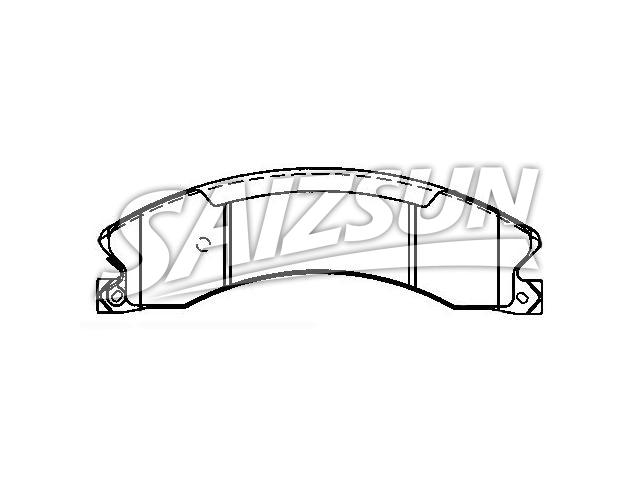 刹车片 Brake Pad Set:D4060-1PA0A