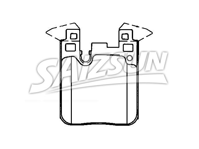 刹车片 Brake Pad Set:34 21 2 284 989