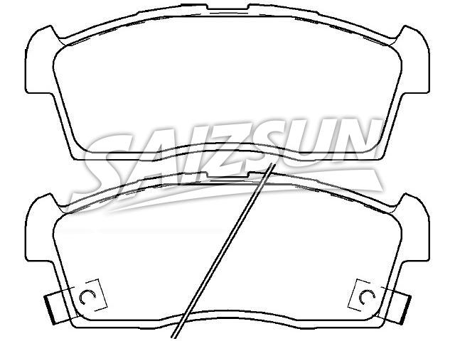 刹车片 Brake Pad Set:4605A954
