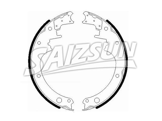 刹车蹄片 Brake Shoe Set:44060-25T25