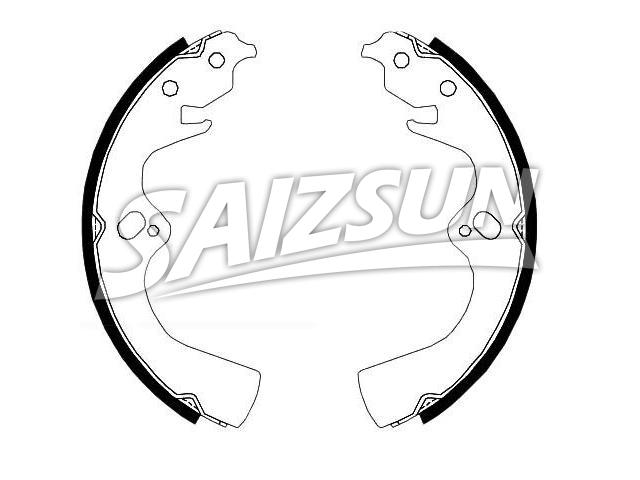 刹车蹄片 Brake Shoe Set:0K045-26-38Z