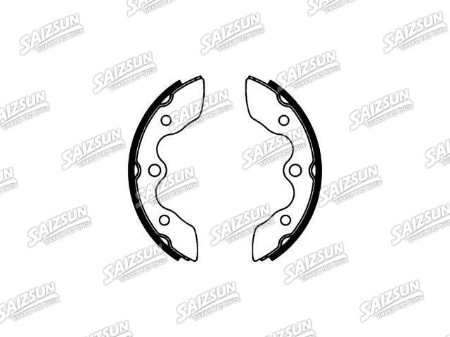 刹车蹄片 Brake Shoe Set:0710-33-310A