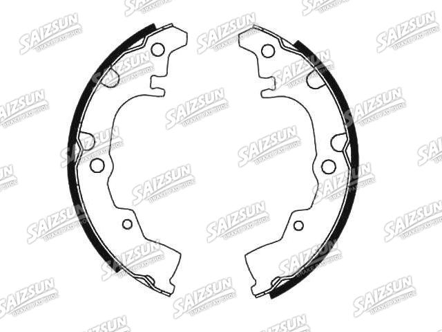 刹车蹄片 Brake Shoe Set:04495-87703