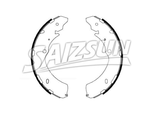 刹车蹄片 Brake Shoe Set:8-97368-254-0