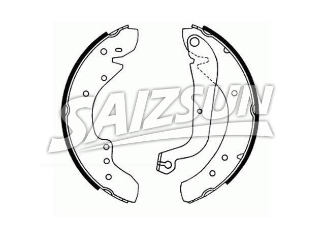 刹车蹄片 Brake Shoe Set:9946560
