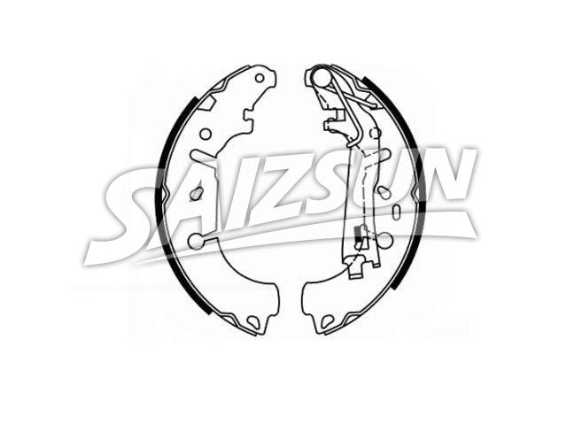 刹车蹄片 Brake Shoe Set:77363858