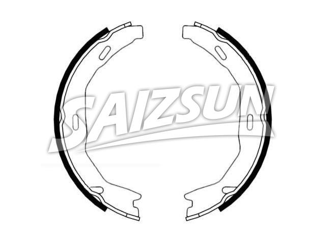 刹车蹄片 Brake Shoe Set:004 420 86 20