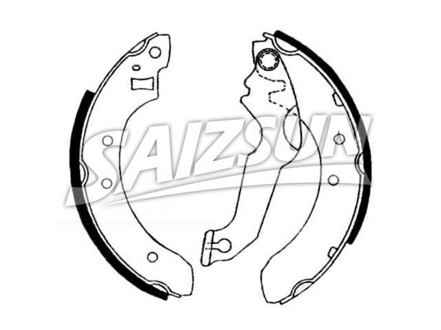 刹车蹄片 Brake Shoe Set:5 020 977