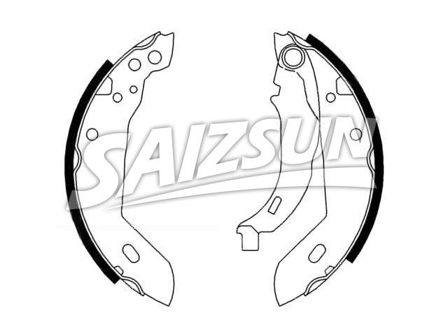 刹车蹄片 Brake Shoe Set:4241.2J