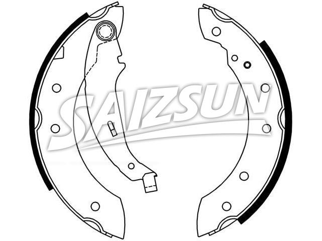 刹车蹄片 Brake Shoe Set:4241.J1