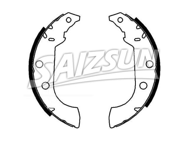 刹车蹄片 Brake Shoe Set:4241.3F