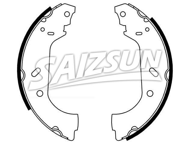 刹车蹄片 Brake Shoe Set:4241.H7