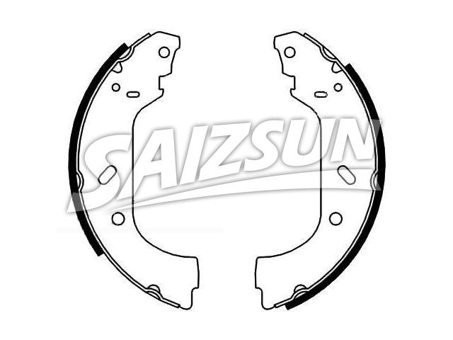 刹车蹄片 Brake Shoe Set:4241.3G
