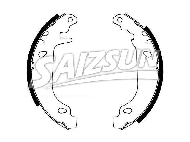 刹车蹄片 Brake Shoe Set:95644437