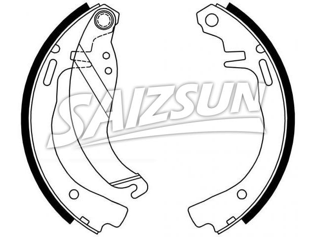 刹车蹄片 Brake Shoe Set:90166533