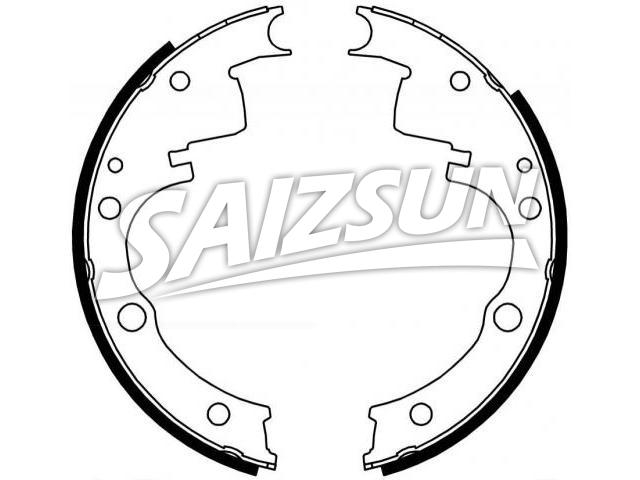 刹车蹄片 Brake Shoe Set:SR 3157755