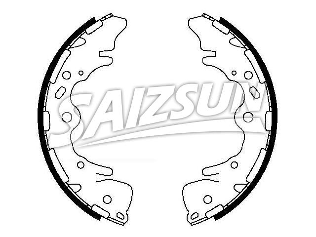 刹车蹄片 Brake Shoe Set:58305-4AA20
