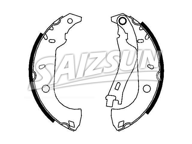 刹车蹄片 Brake Shoe Set:77362298