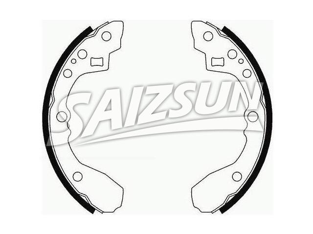 刹车蹄片 Brake Shoe Set:OK201-26-38ZA