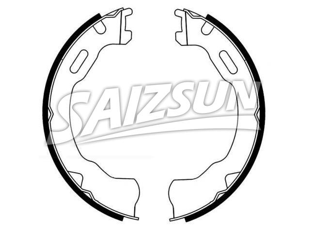 刹车蹄片 Brake Shoe Set:8L2Z-2200-B