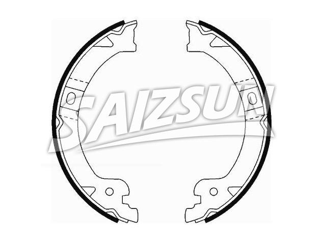 刹车蹄片 Brake Shoe Set:5019802AA