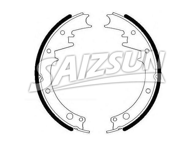 刹车蹄片 Brake Shoe Set:12510021