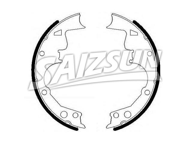 刹车蹄片 Brake Shoe Set:12300219