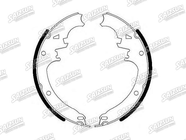 刹车蹄片 Brake Shoe Set:8126965