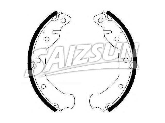 刹车蹄片 Brake Shoe Set:12321425
