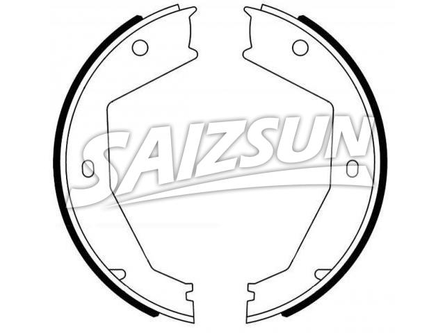刹车蹄片 Brake Shoe Set:JLM2209