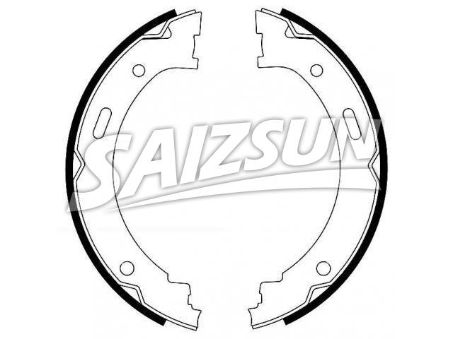 刹车蹄片 Brake Shoe Set:5086930AB
