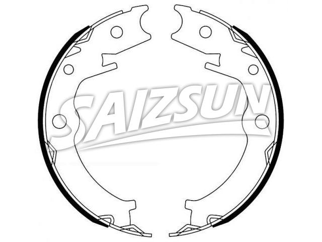 刹车蹄片 Brake Shoe Set:54600-86Z00