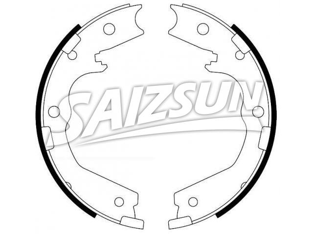 刹车蹄片 Brake Shoe Set:8-97034-737-1