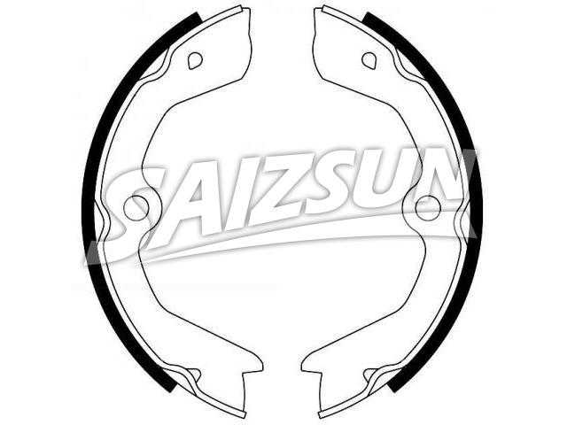刹车蹄片 Brake Shoe Set:JLM800