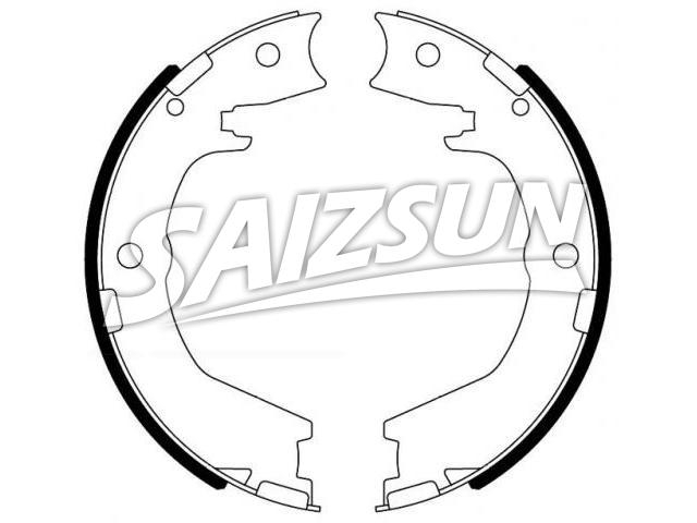 刹车蹄片 Brake Shoe Set:58350-4DU00