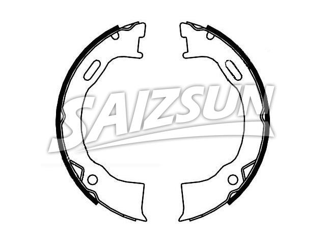 刹车蹄片 Brake Shoe Set:F58Z-2648-A