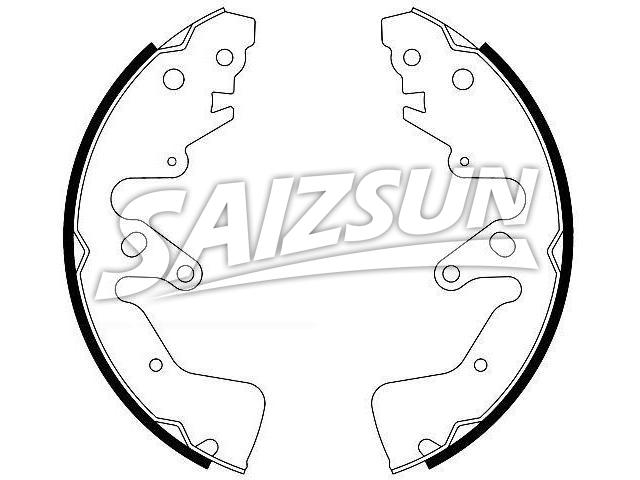 刹车蹄片 Brake Shoe Set:53200-65J01