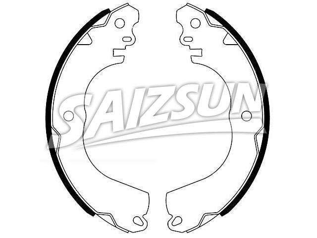 刹车蹄片 Brake Shoe Set:44060-ED025
