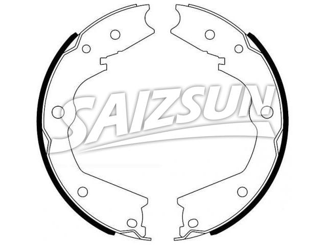 刹车蹄片 Brake Shoe Set:43155-STX-A01