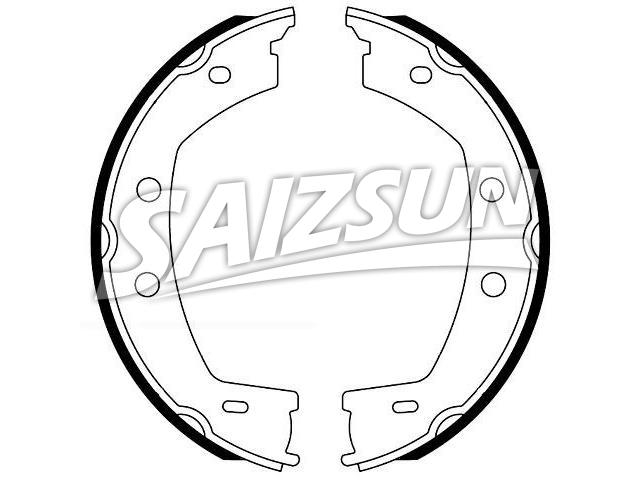 刹车蹄片 Brake Shoe Set:LR001020