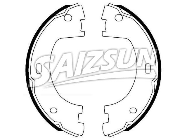 刹车蹄片 Brake Shoe Set:906 420 04 20
