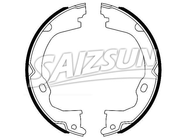 刹车蹄片 Brake Shoe Set:68003589AA