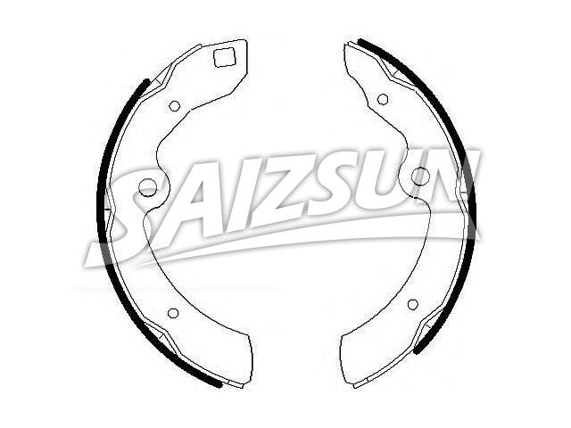 刹车蹄片 Brake Shoe Set:44070-U2000